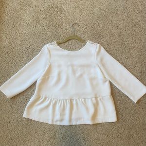 Sézane White Blouse Size 36